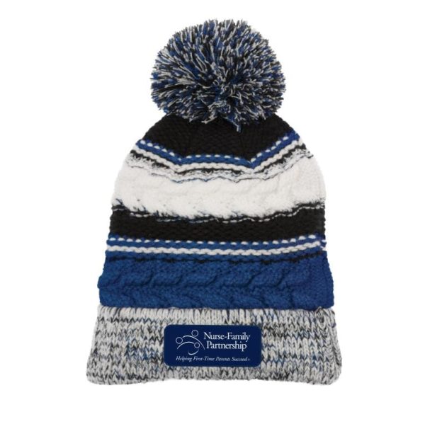 NFP : Marled Scarf & Pom Beanie Set - Image 2
