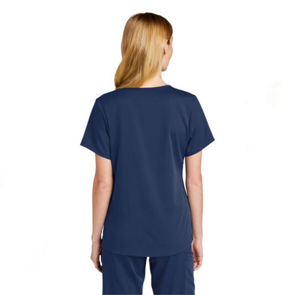 NFP : WonderWink® WorkFlex™ Mock Wrap Scrub Top, LADIES - Image 3