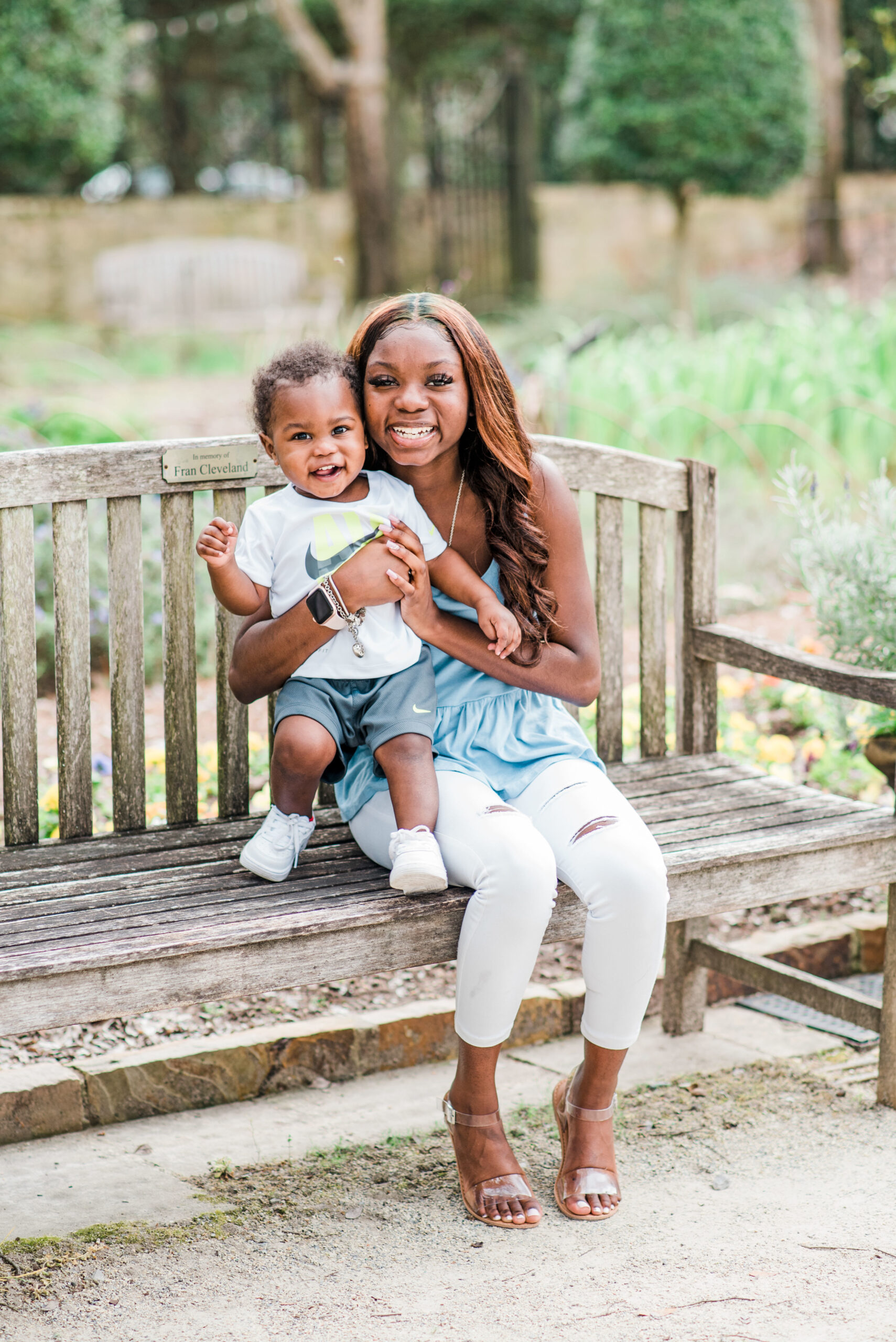 Temea, NFP mom, and her happy and healthy son. 